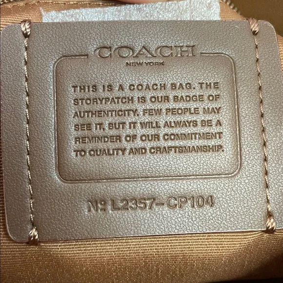 Coach ‘Penelope’ Signature Denim Shoulder Bag - Picture 12 of 12